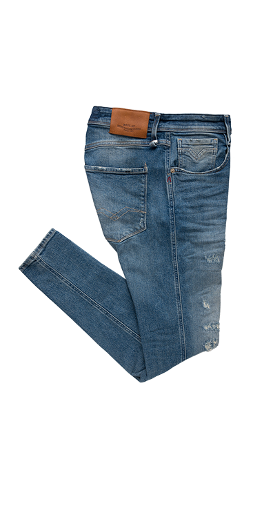 AGED ECO 10YESRS 11OZ スーパーストレッチスリムフィットデニムパンツ BRONNY 詳細画像